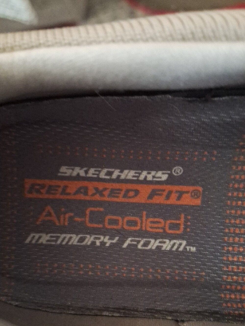 Skechers Men's Slip-On Loafers in Taupe Knit - Picture 4 of 5